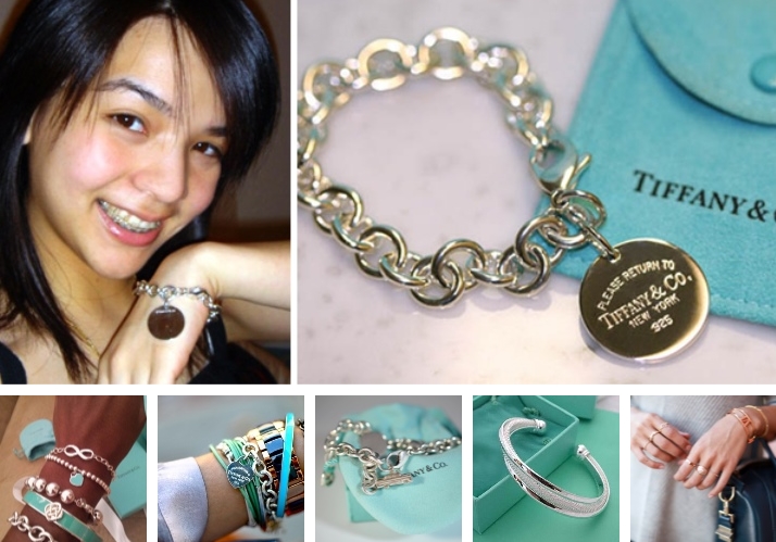 tiffany蒂芙尼手链怎么搭配,tiffany蒂芙尼18k手链四叶草