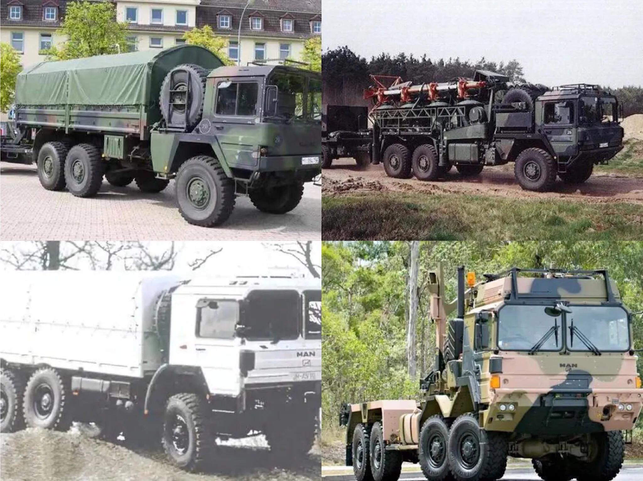 德国MAN5轴牵引车,世界军用拖车系列