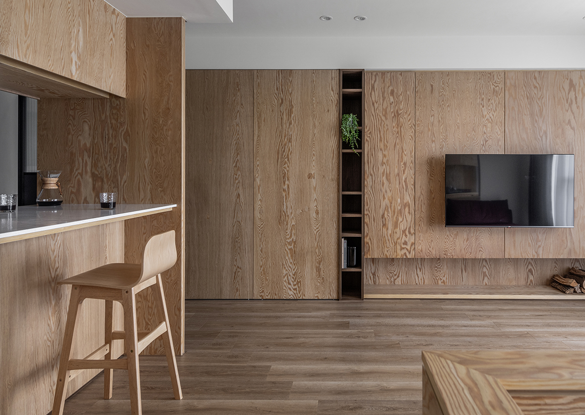 原木极简给人一种满满的高级感,极简禅意原木哪种木材更好看