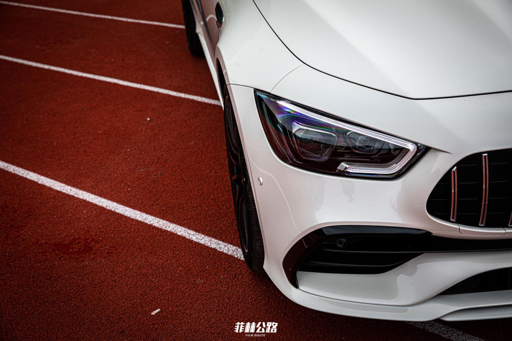 2022款amggt53夜晚试驾,试驾奔驰amg53gt四门