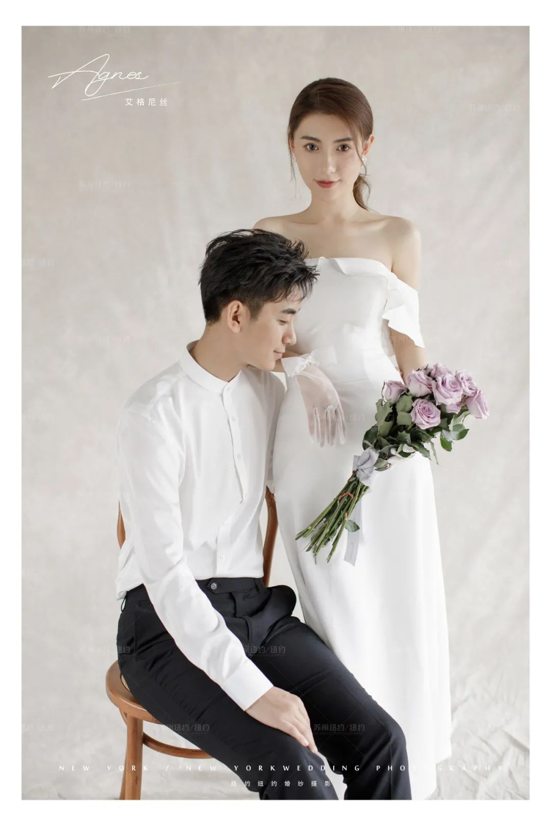 彩纱森系油画风格婚纱照,一眼就惊艳的法式油画风婚纱照