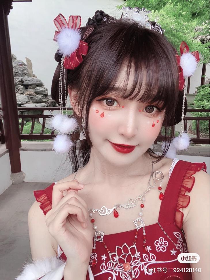 优雅lolita系妆容,复古英伦风lolita妆容