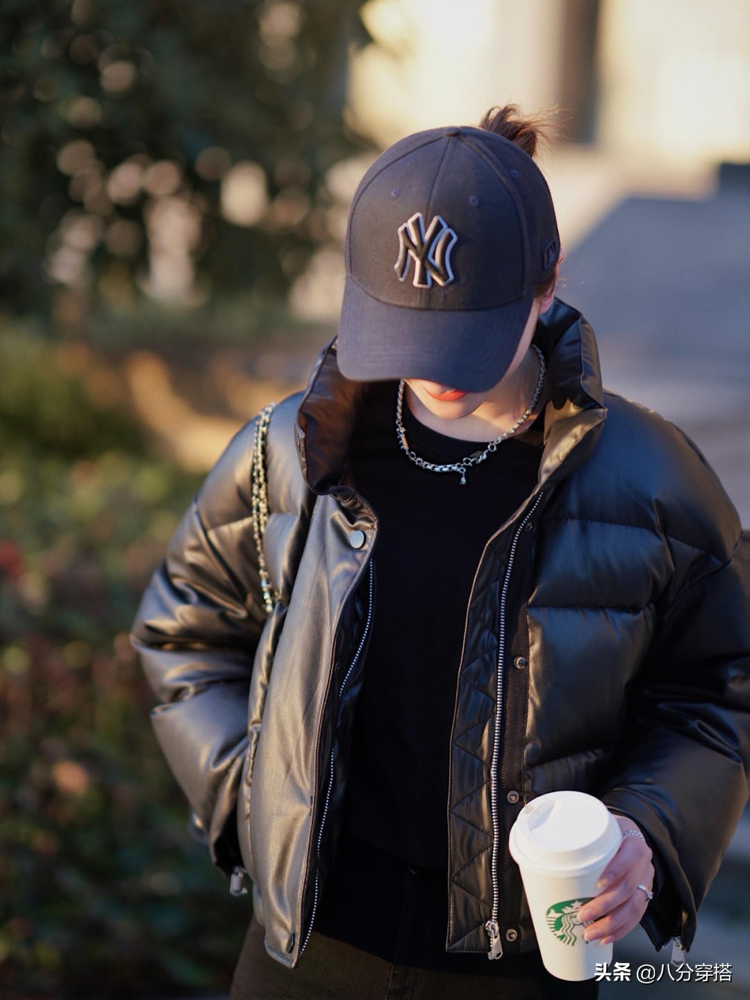 高级羽绒防寒风,冬季复古高级感穿搭羽绒服