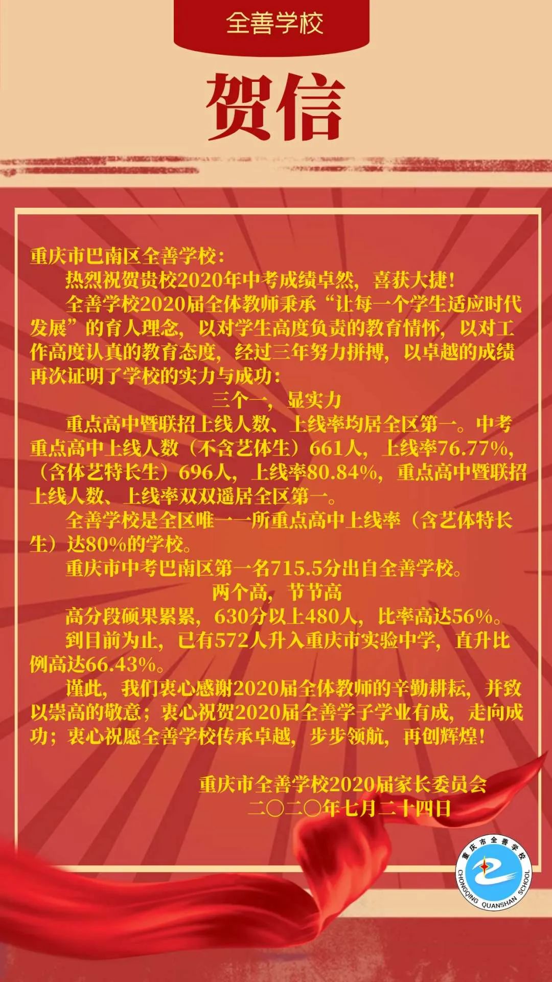 重庆育才成功学校中考喜报,重庆第一实验中学2021中考喜报