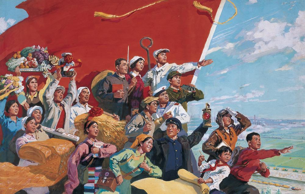 胡志渊油画作品欣赏,沈尧伊《彝海结盟》油画作品