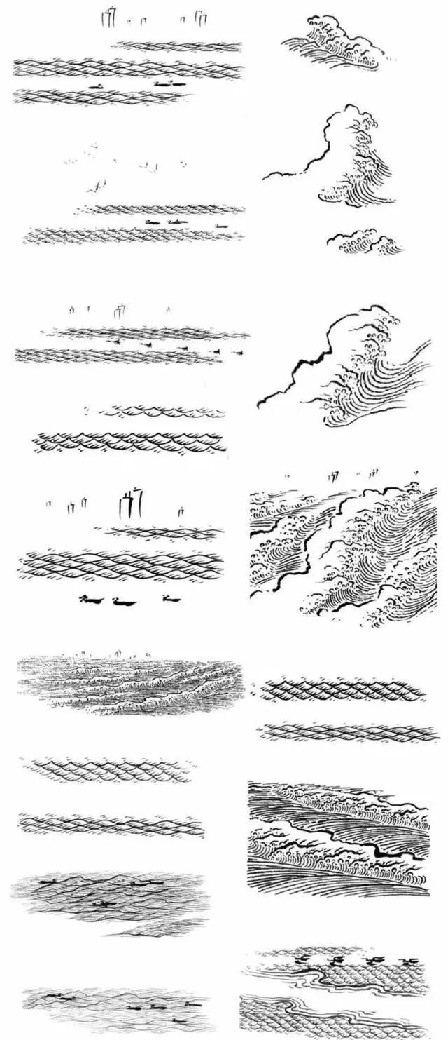 有了这份画山水画超完整的资料，再也不用担心不会画了，赶紧收藏