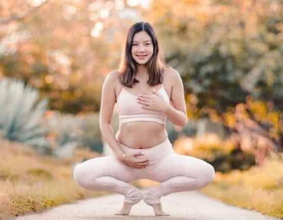 黎明乐基儿怀孕过吗,乐基儿高难度瑜伽照