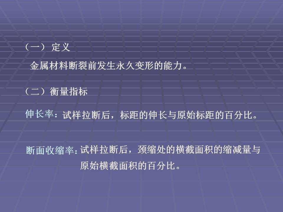 拉伸法测定金属材料的弹性模量,金属材料的力学性能测试方法