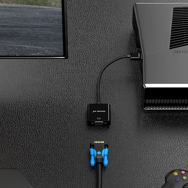 hdmi转vga转换器显示器无信号,hdmi转vga转换器没声音如何解决