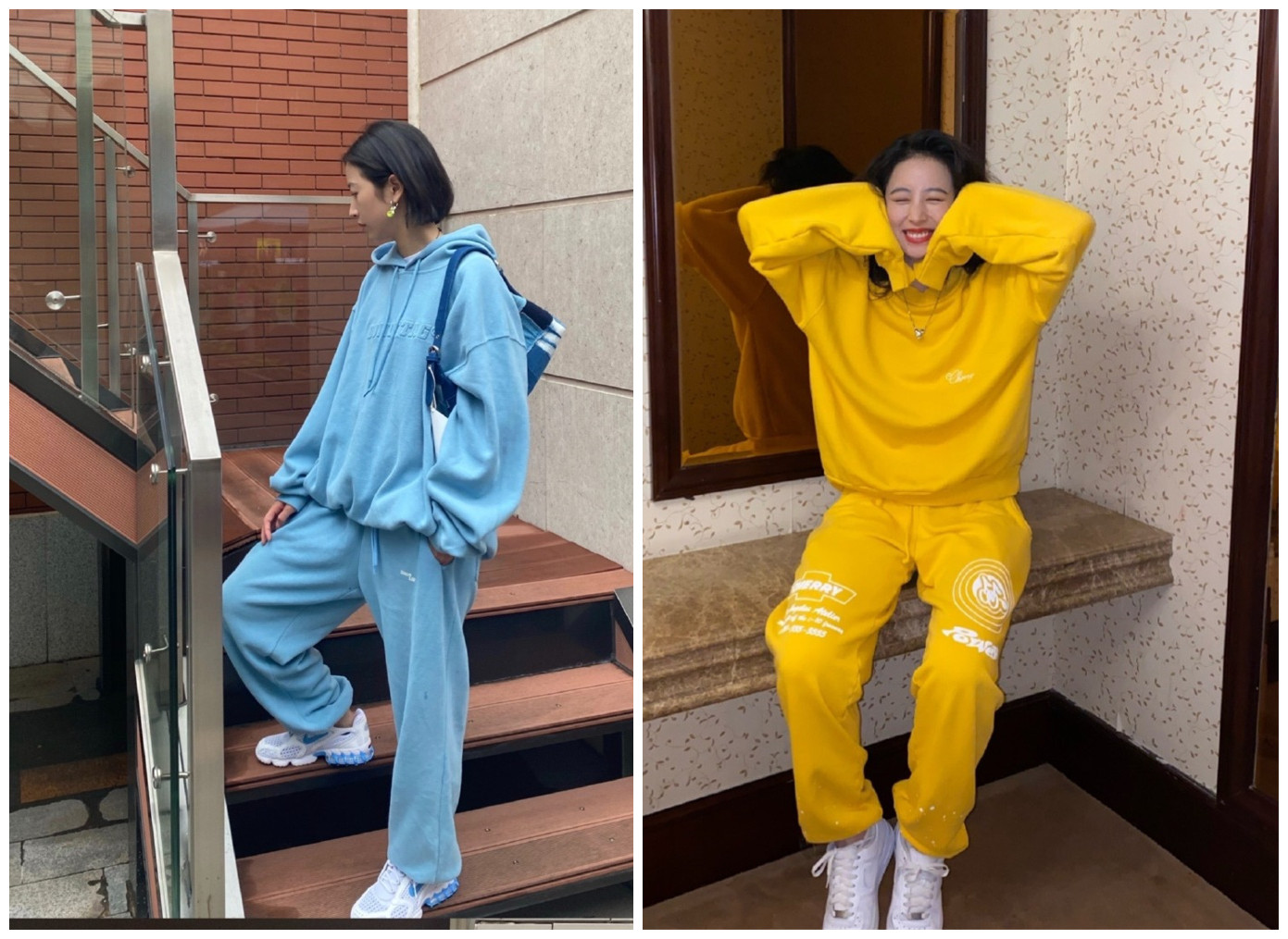 杨幂同款长辫子毛线帽,毛线帽杨幂