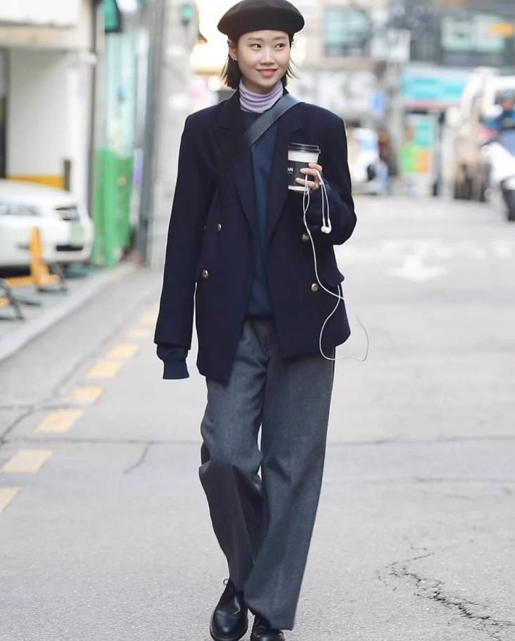 2020韩国时尚穿搭街拍视频,韩国穿搭冬季街拍