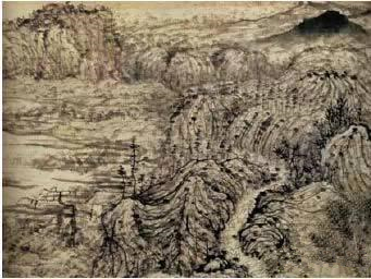 石涛水墨山水针对墨法的运用