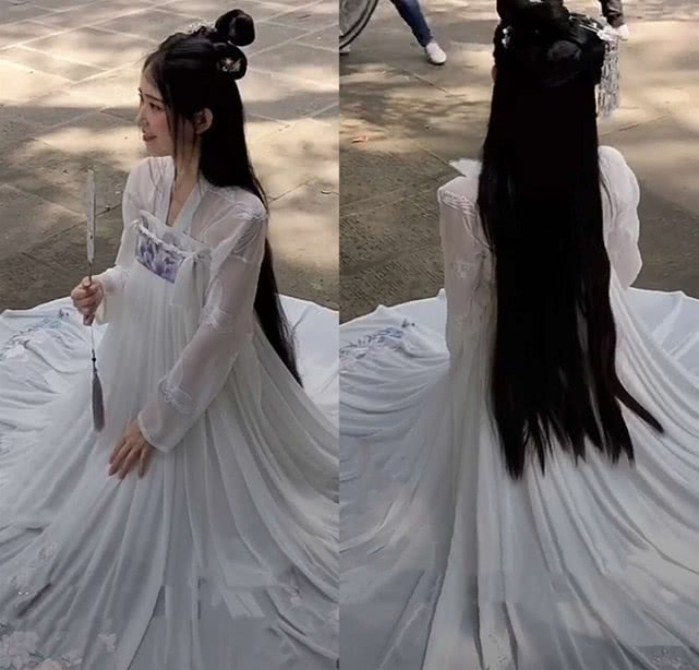 都说这款汉服“倾城”，现在我才看出来，白菜价的仙气真是撩人