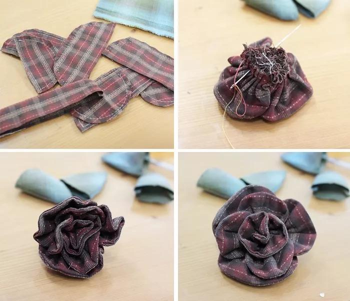 在家用几块小碎布，就能做个玫瑰零钱包，闺蜜看了都想要！附教程