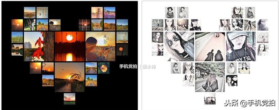 怎么把很多照片拼成一个心,想把几张照片合成一张怎么操作