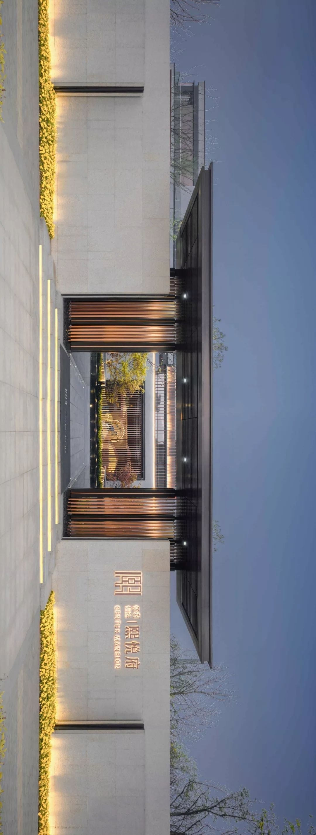 小区大门入口设计二（现代大气简约·新亚洲风格）