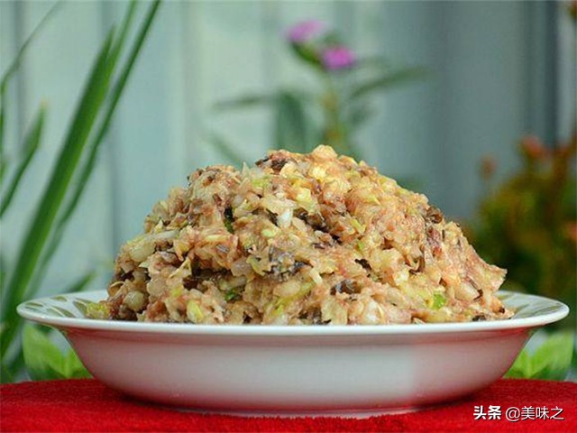十种素饺子馅的完美搭配,三鲜虾仁饺子馅正宗调法