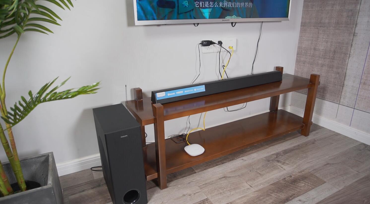 飞利浦htl3320怎样连接电视,3.1声道效果