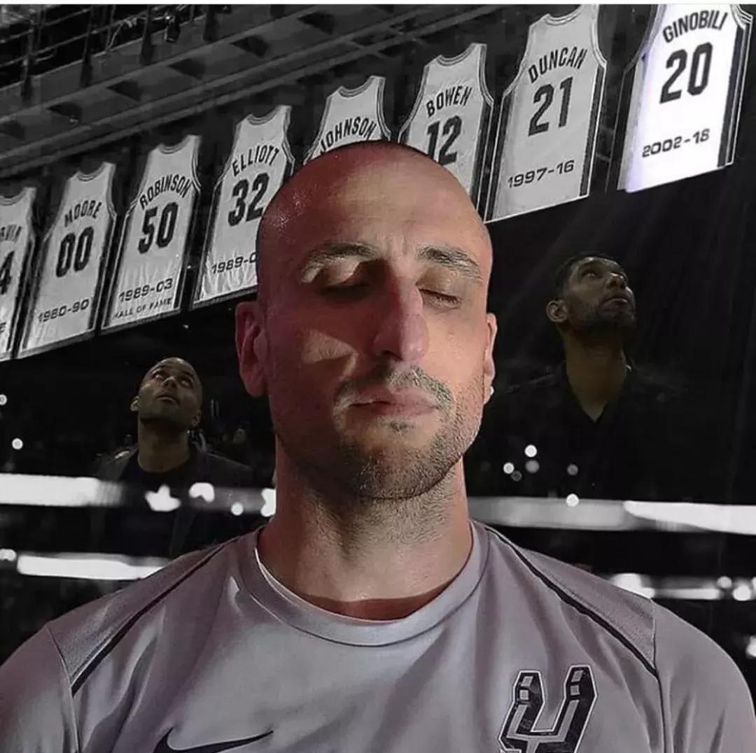 吉诺比利球衣退役！马刺GDP再次同框！再见了，吊打梦之队的传奇