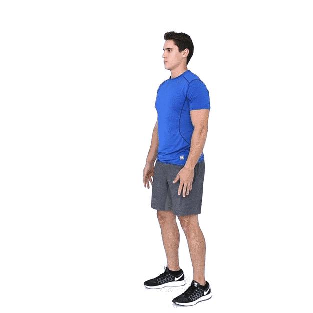 骨盆前倾站立抱腿动作练习,骨盆前倾的最有效一个动作