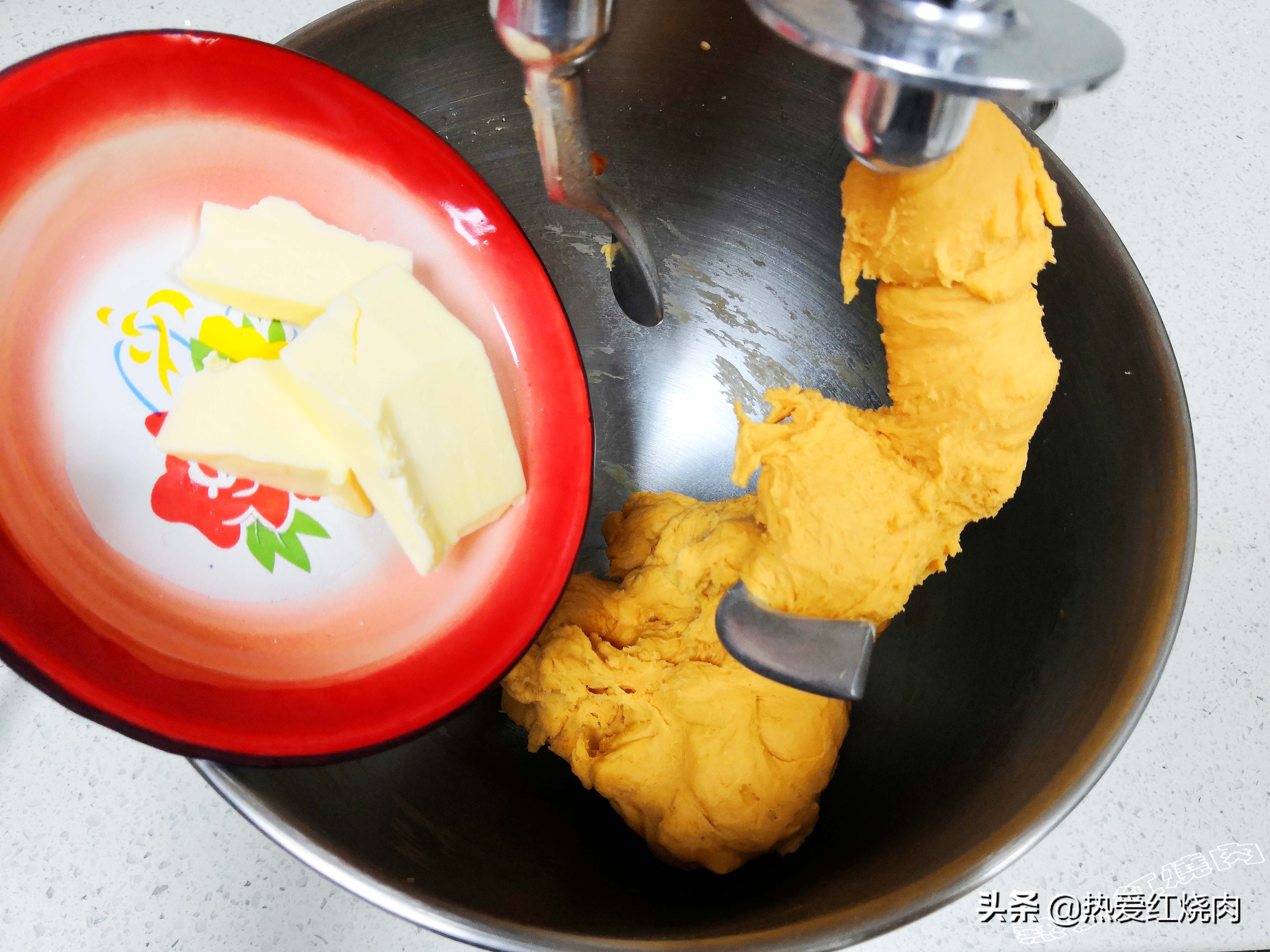 拉丝大面包不用烤箱不加一滴水,柔软拉丝面包烤箱的做法