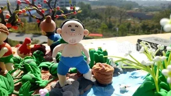 超轻粘土手工作品创意画汽车,航空航天手工超轻粘土创意作品