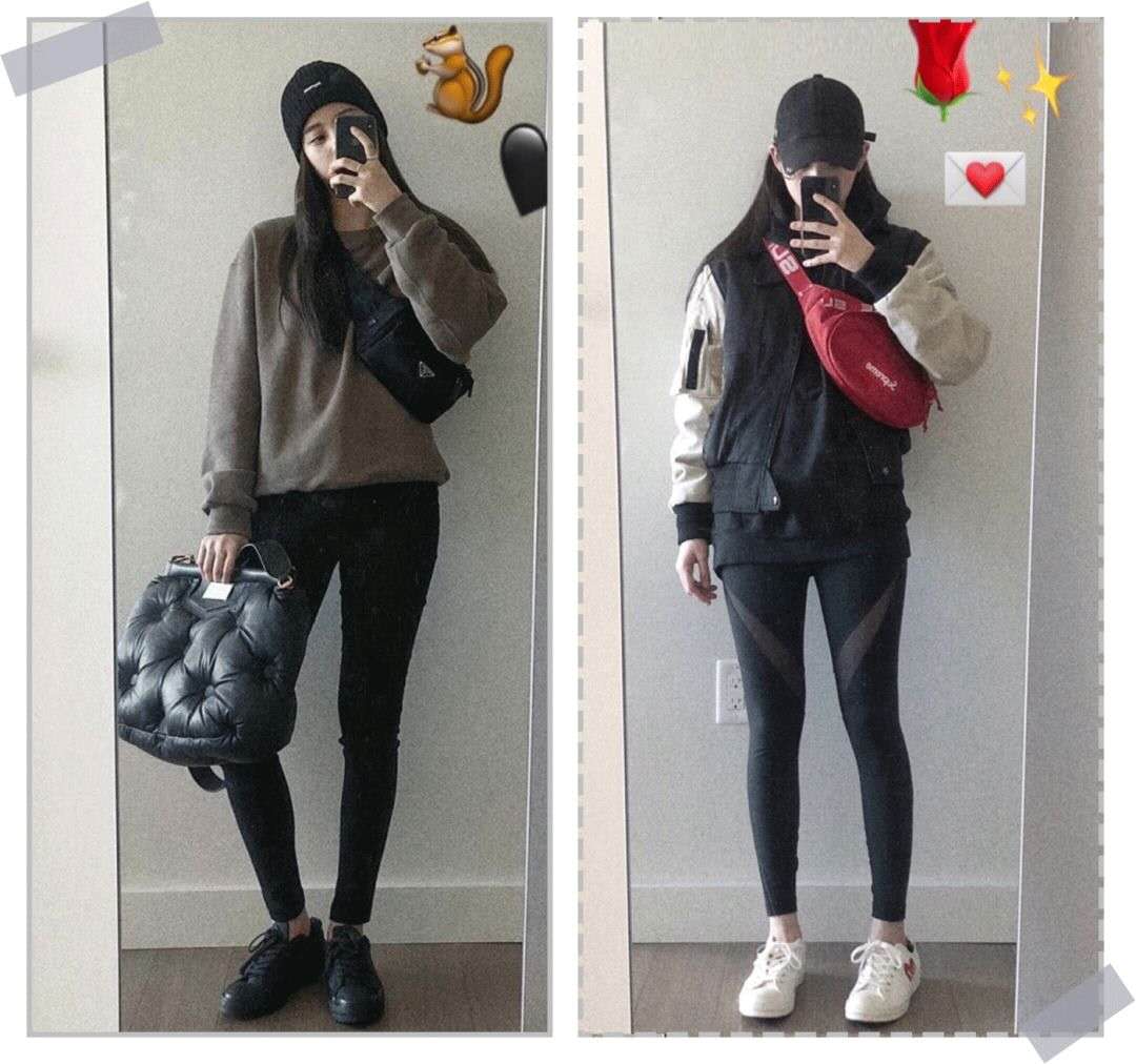 欧阳娜娜私服穿搭,欧阳娜娜格纹外套穿搭