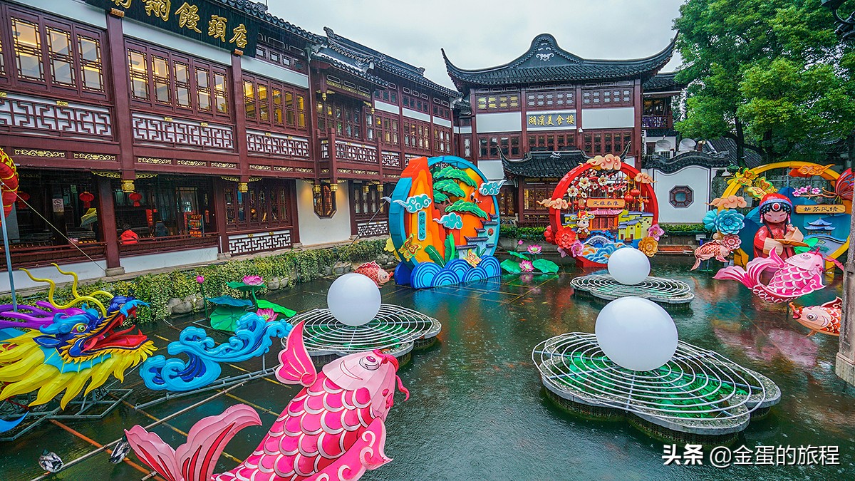 直击今年上海城隍庙豫园灯会，免费的豫园灯会在硬撑，并不建议去