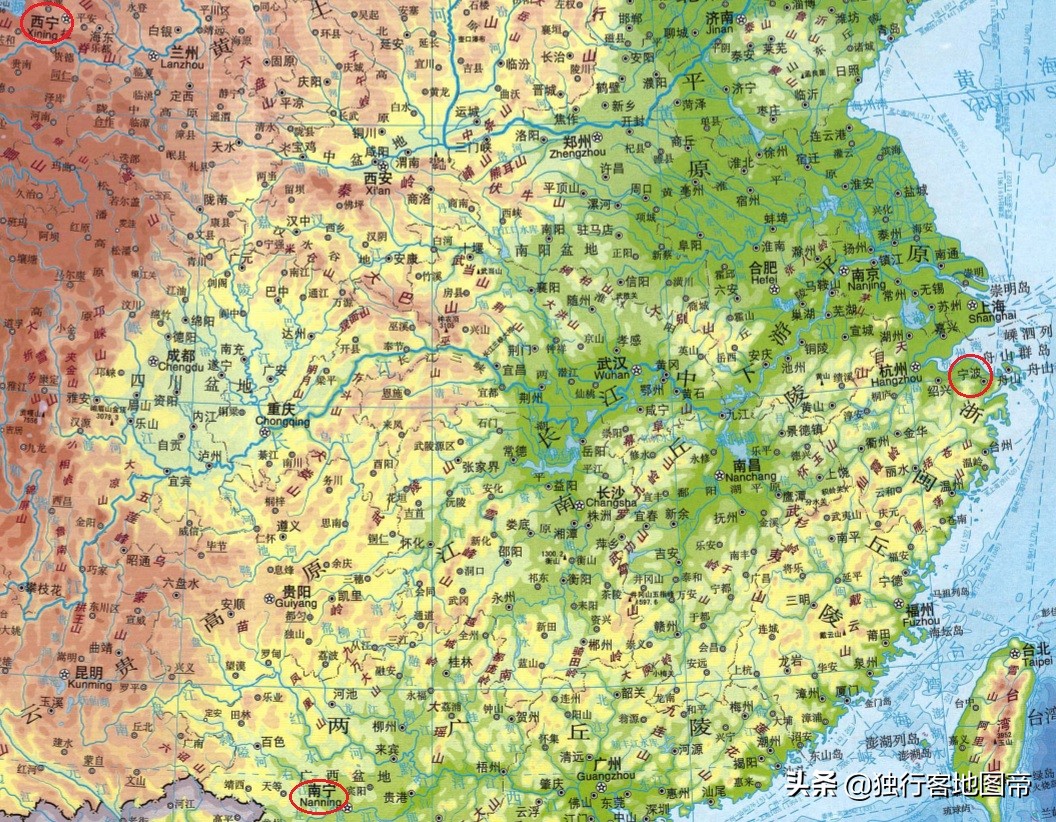 南京和宁夏地图,南京和宁夏