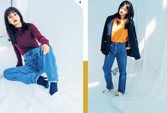 宽松的牛仔裤搭配什么上衣好看,牛仔裤怎么搭配上衣显高又好看