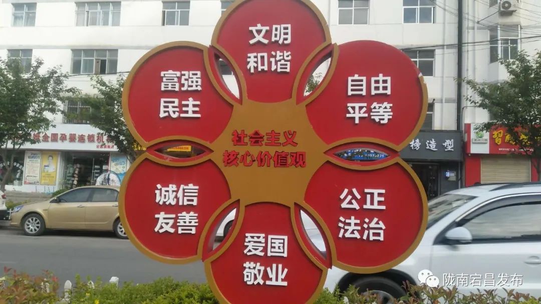 文明乡风一条街,文明一条街标志