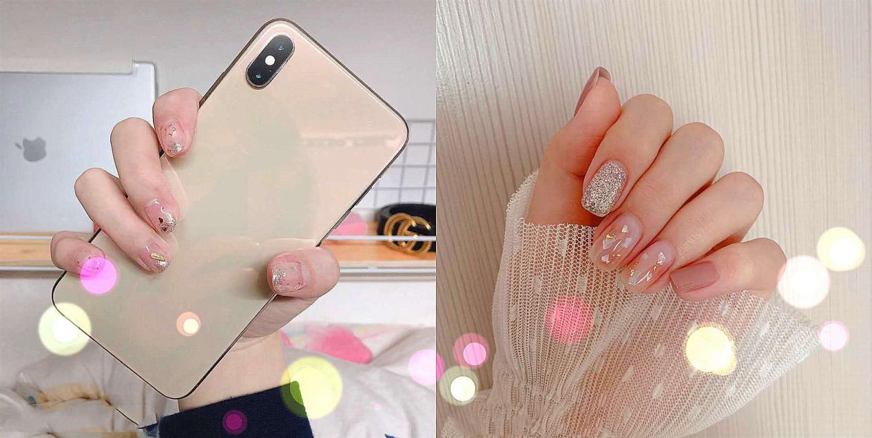 还记得这款泫雅风美甲吗,泫雅花朵美甲图片大全