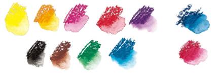 水彩绘画用的纸,水彩绘画用的画笔