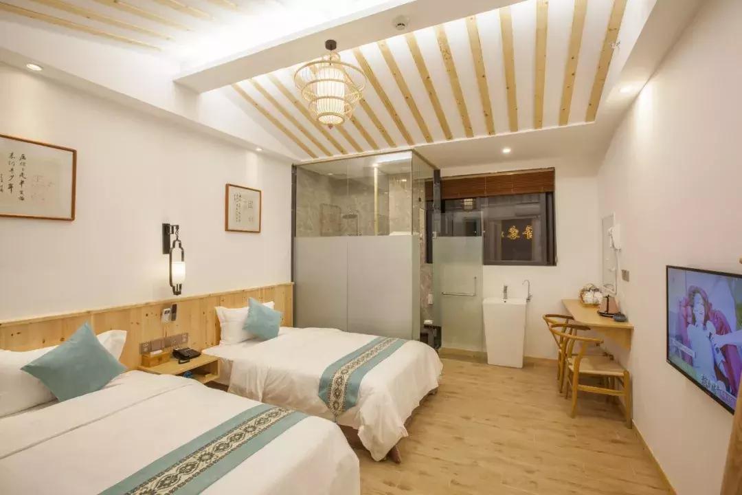 潮韵客栈,潮州古城民宿复古风格