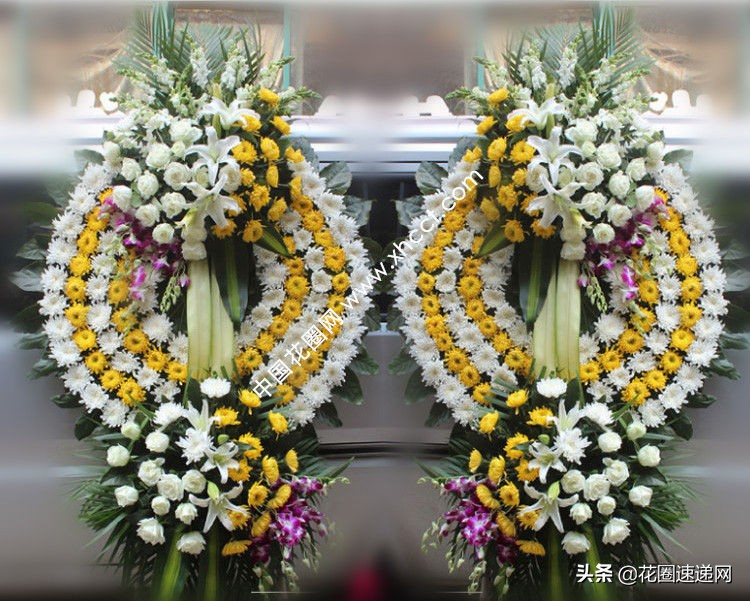 丧事花圈多少钱一个,一般花圈多少钱一个