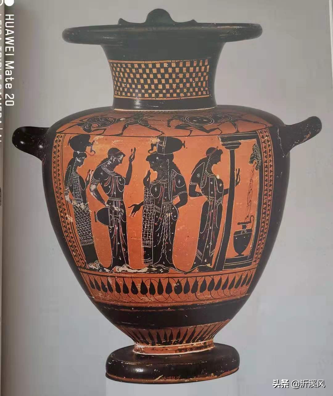 国宝级陶瓶图片欣赏,古希腊陶瓶几何风格