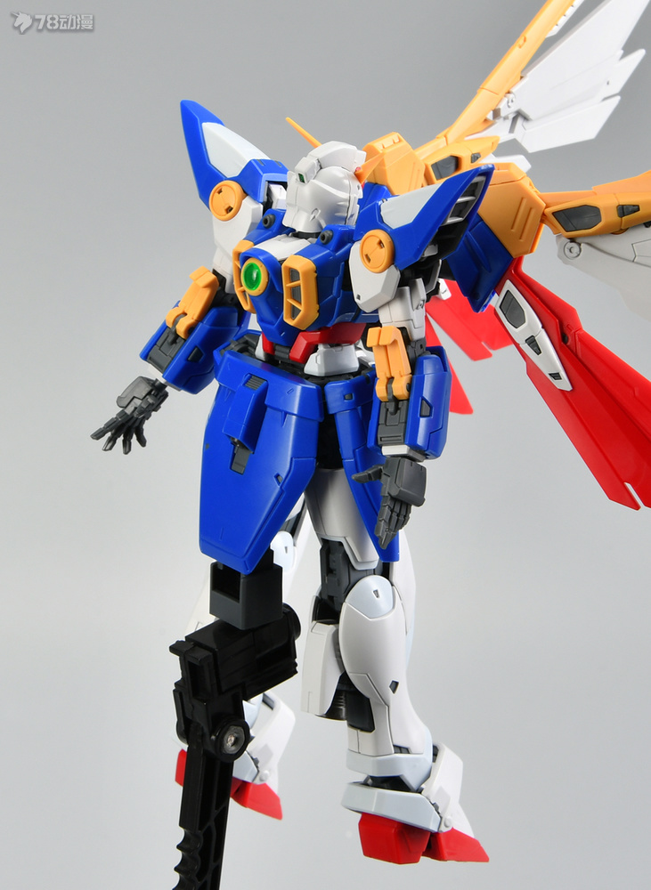 万代高达rgrx78-2,万代rg飞翼零式高达