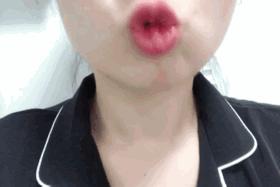 唇部纹绣后怎么护理,纹绣师自己漂唇第五天的效果