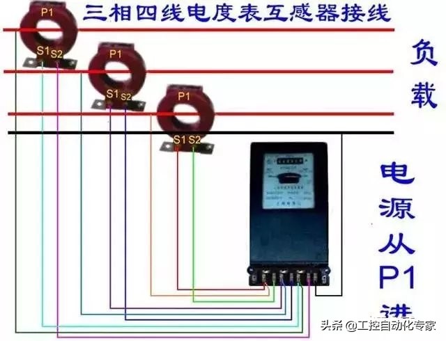 电表上断路器怎么接线真实图,单相电表与三相断路器接线图