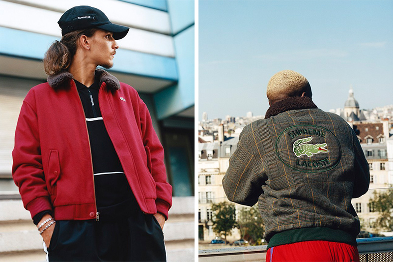 lacoste和g-star,CK和supreme联名