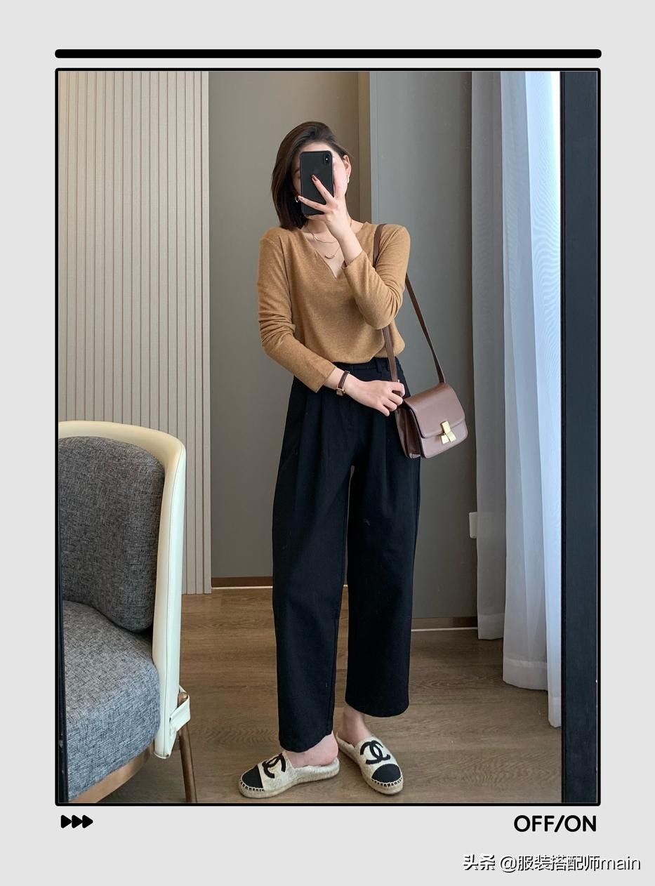 小黑裤过时秋天流行裤子时髦显高 (秋天小黑裤怎么穿才能时髦不撞衫)