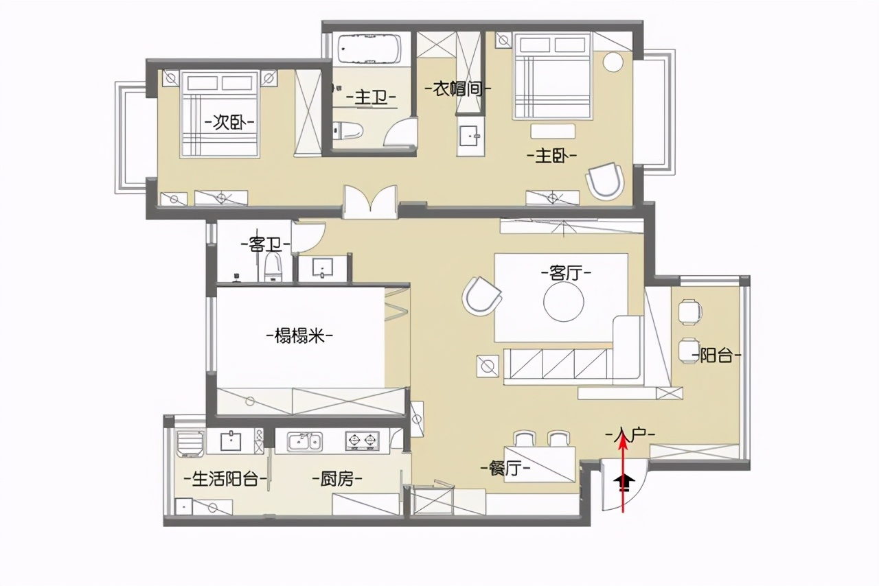 胡桃木简约搭配清新自然返璞归真,一进去就让人舒适的家