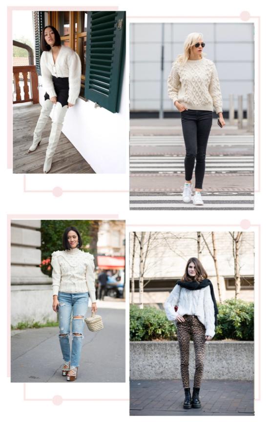 秋冬高级感穿搭淡粉色,奶油色系可爱的穿搭