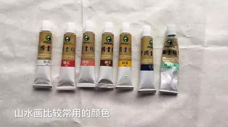 山水画入门怎么画,山水画怎么画水彩