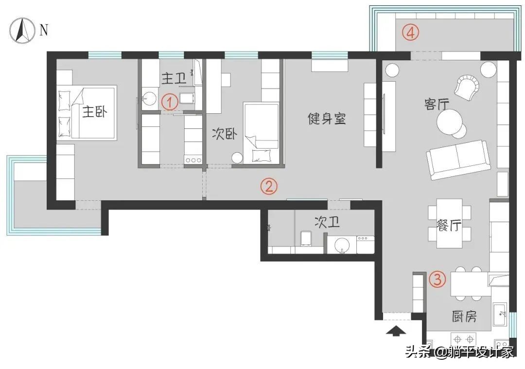 走廊尽头该怎么装修,过道浪费面积改造