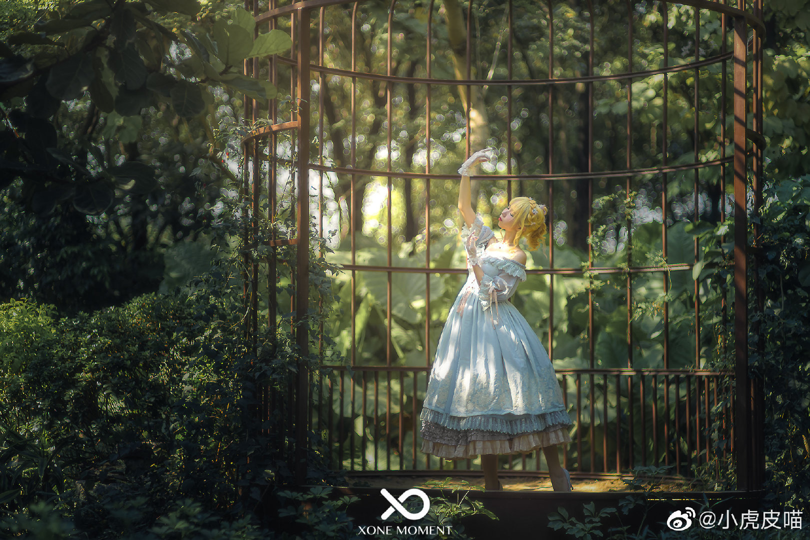 显瘦蓝色lolita夏季,好看显白凉快的lolita