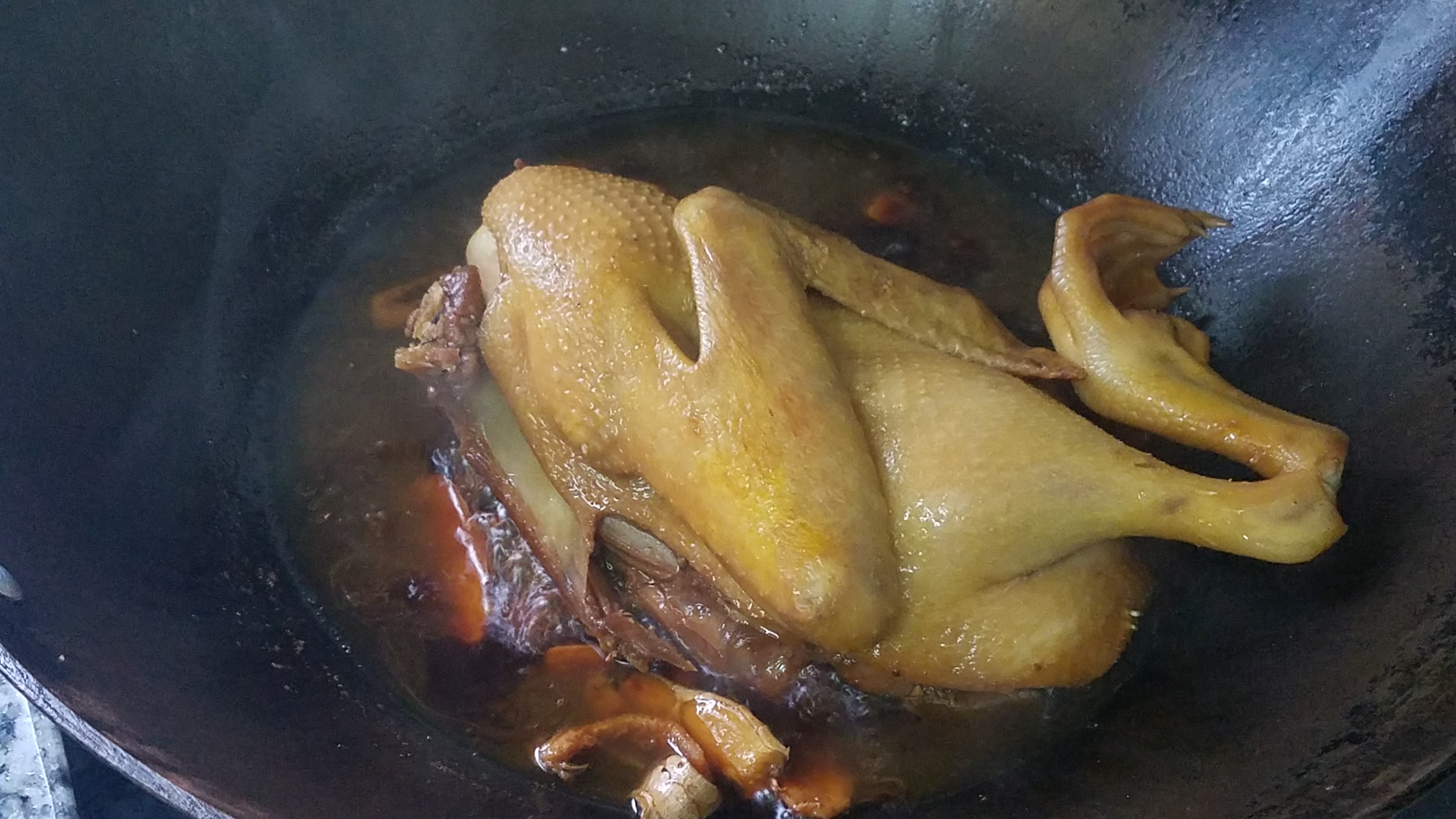 腐竹焖鸭肉广东客家,广东正宗海鲜鸭肉煲