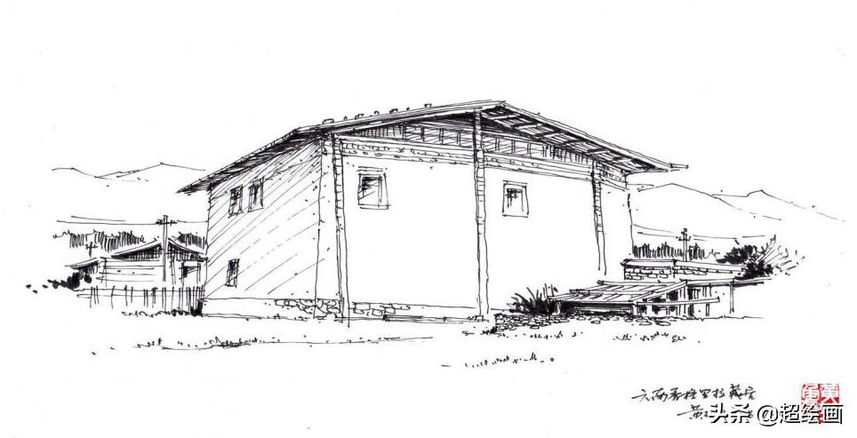 十大顶级钢笔画速写,钢笔速写100幅图片