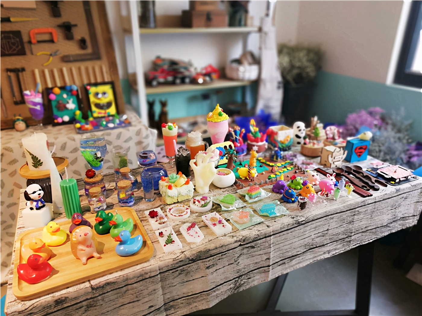 diy手作店铺加盟,ekon手作创意基地蓝田店