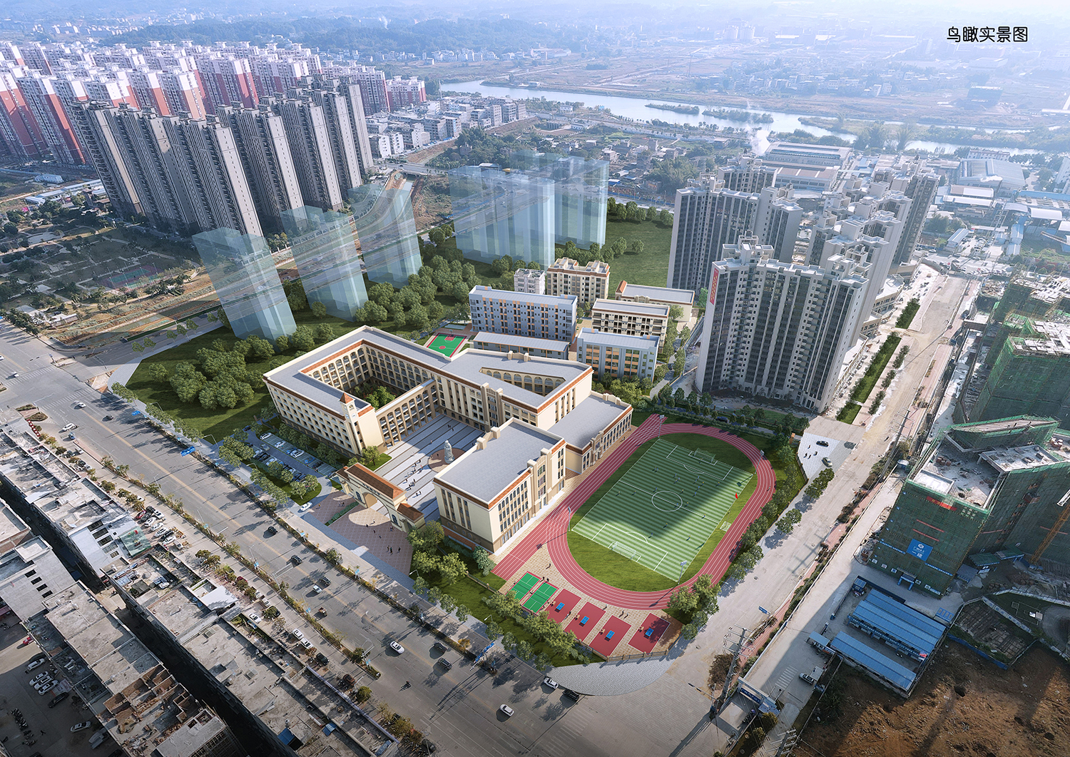 靓！贺州市在这里建设一所中学，投资1.56亿元